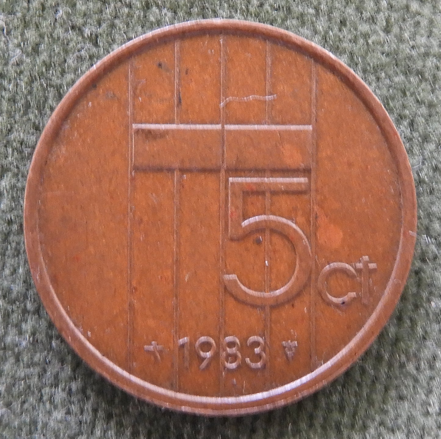 Netherlands 1983 5 Cent Coin Beatrix