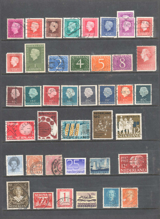 Netherlands Stamps Mixed & Compiled Bulk Group 1 - Cancelled