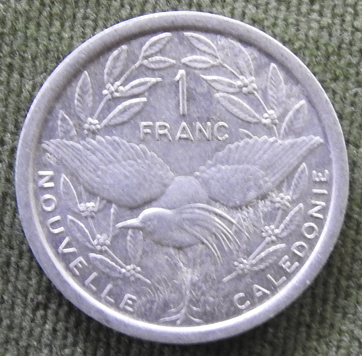 Nouvelle Caledonie 1973 1 Franc Coin