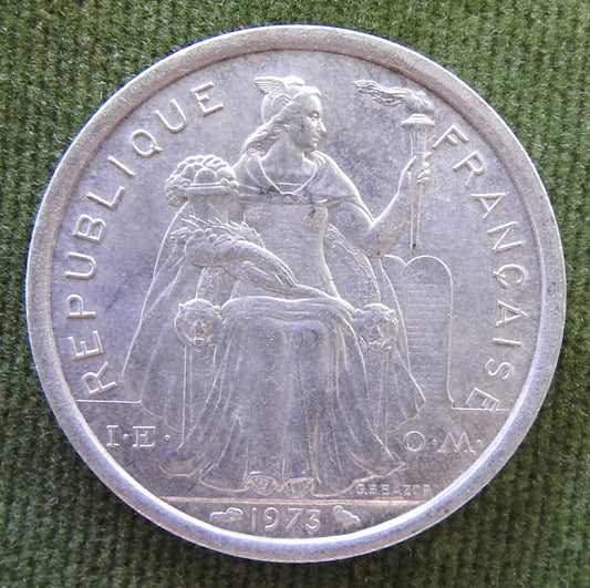 Nouvelle Caledonie 1973 2 Franc Coin - Circulated