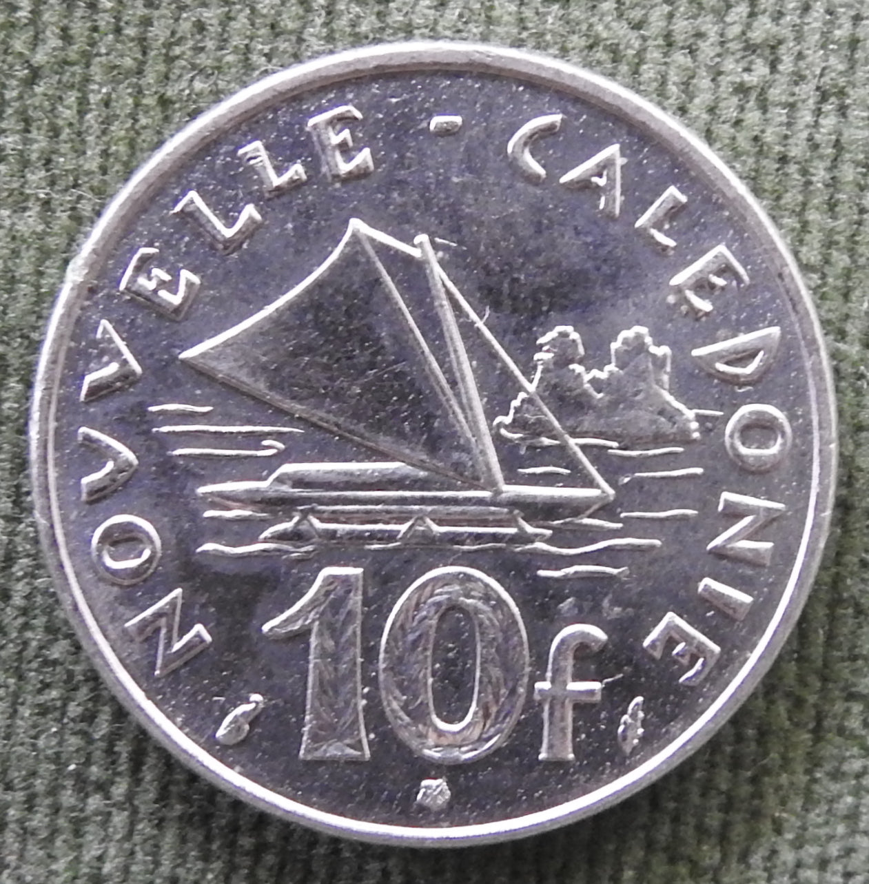 Nouvelle Caledonie 1977 10 Franc Coin