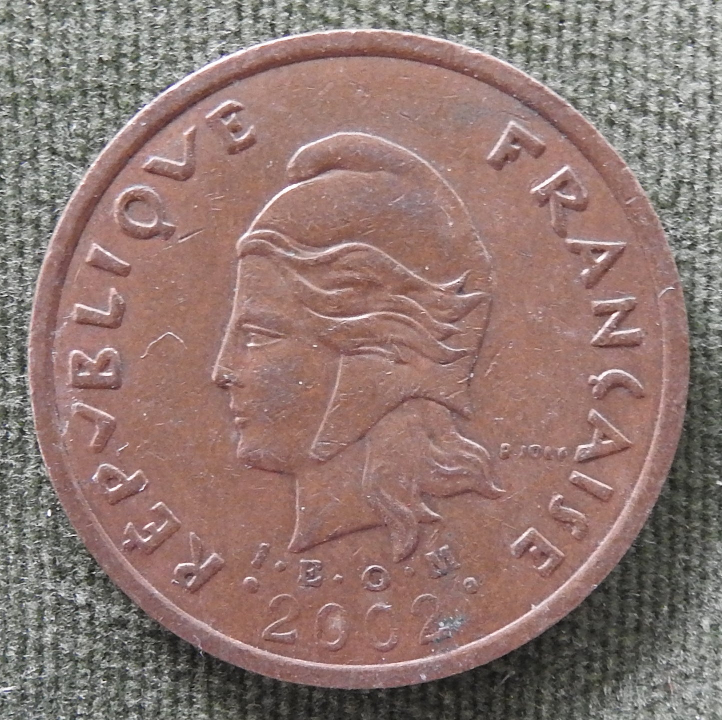 Nouvelle Caledonie 2002 100 Franc Coin