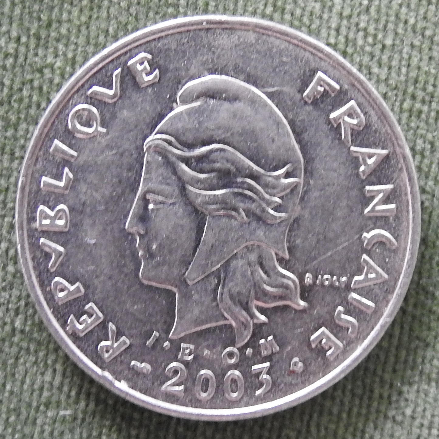 Nouvelle Caledonie 2003 50 Franc Coin