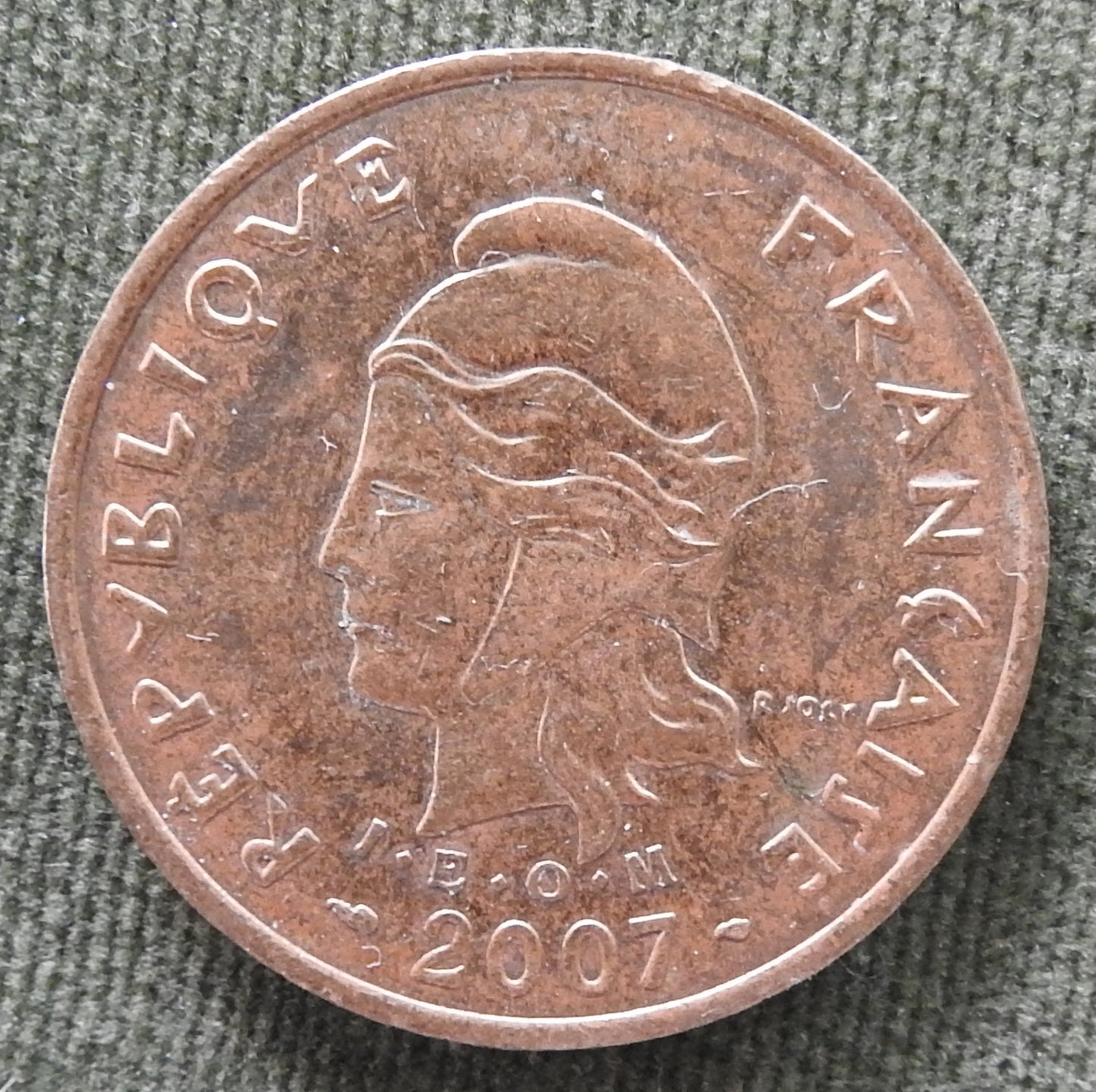 Nouvelle Caledonie 2007 100 Franc Coin