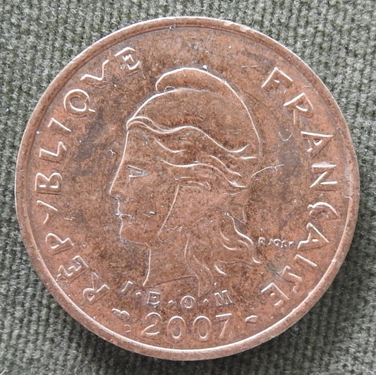 Nouvelle Caledonie 2007 100 Franc Coin