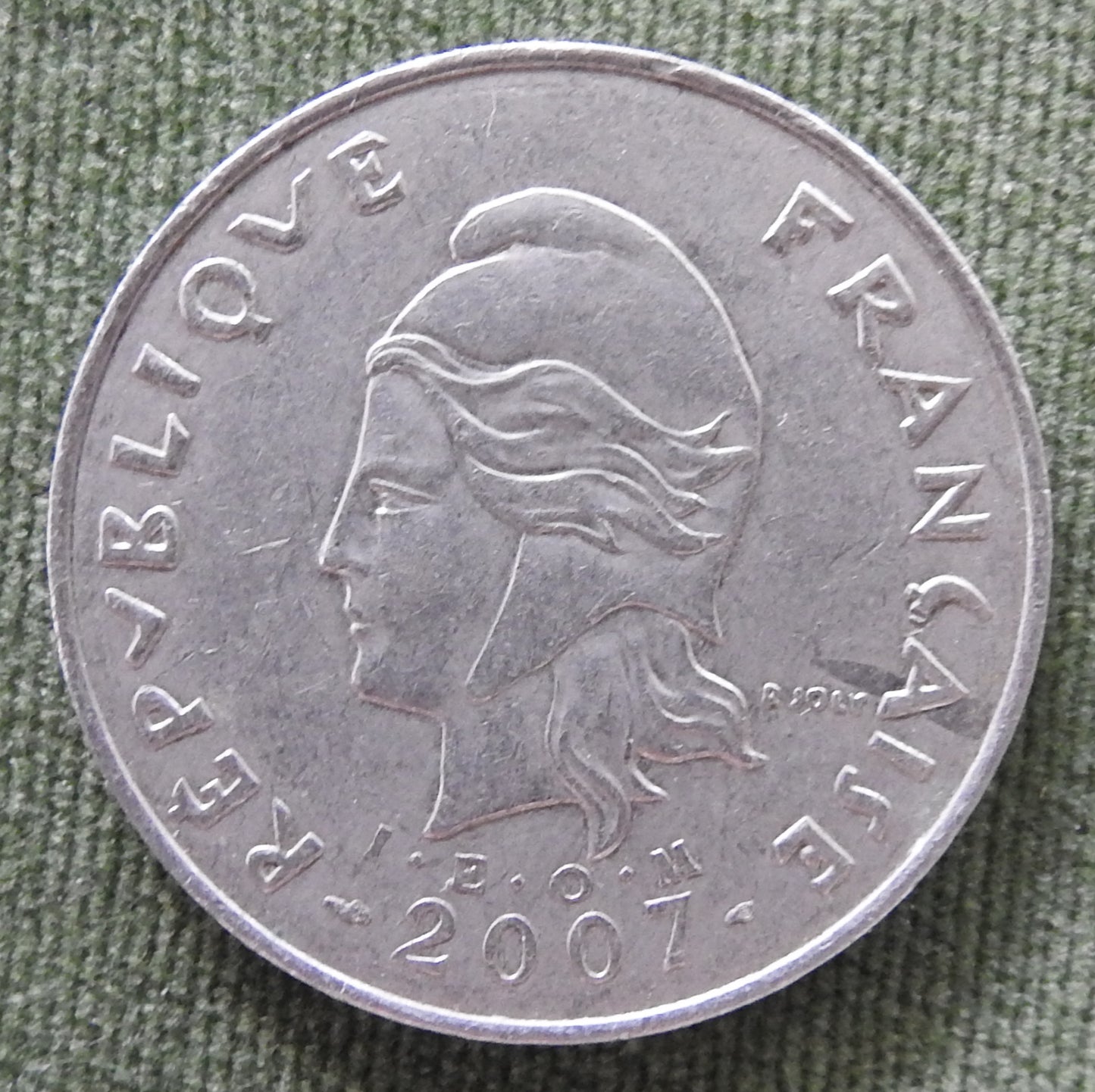 Nouvelle Caledonie 2007 50 Franc Coin