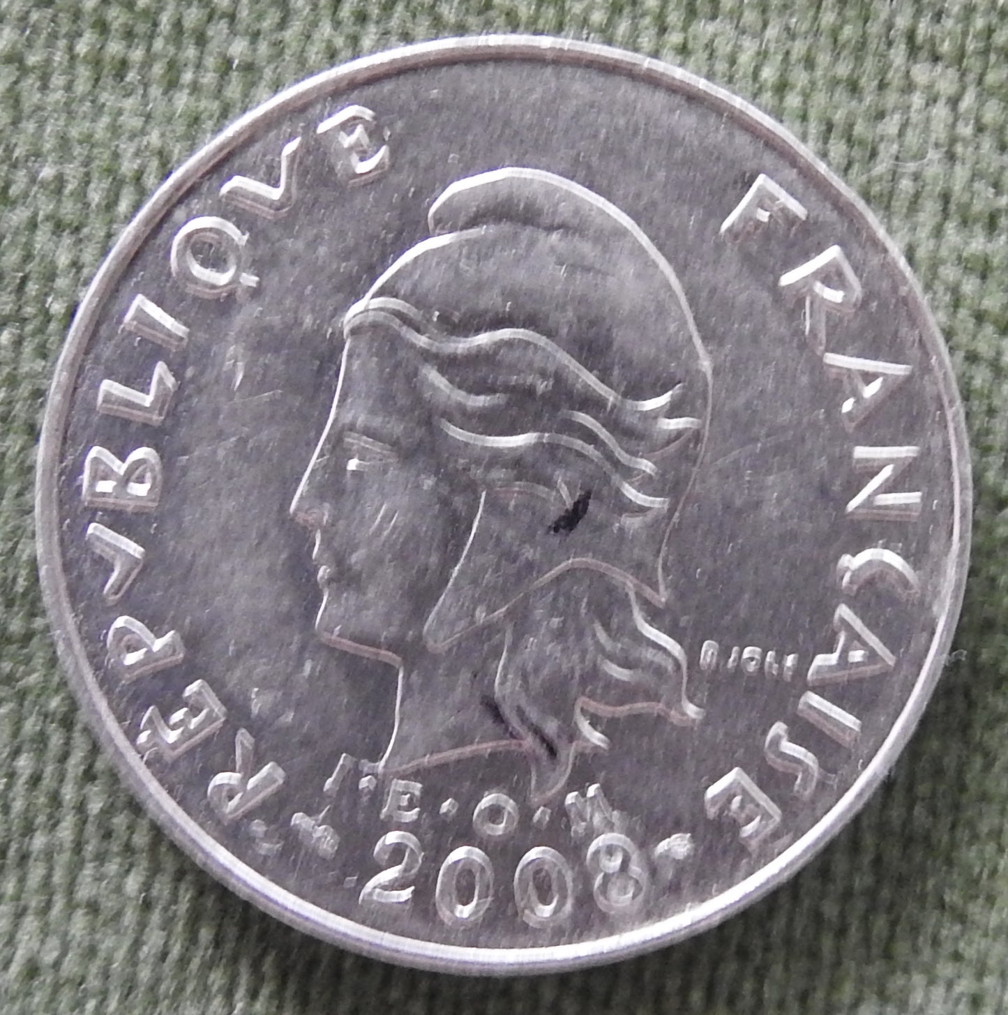 Nouvelle Caledonie 2008 20 Franc Coin