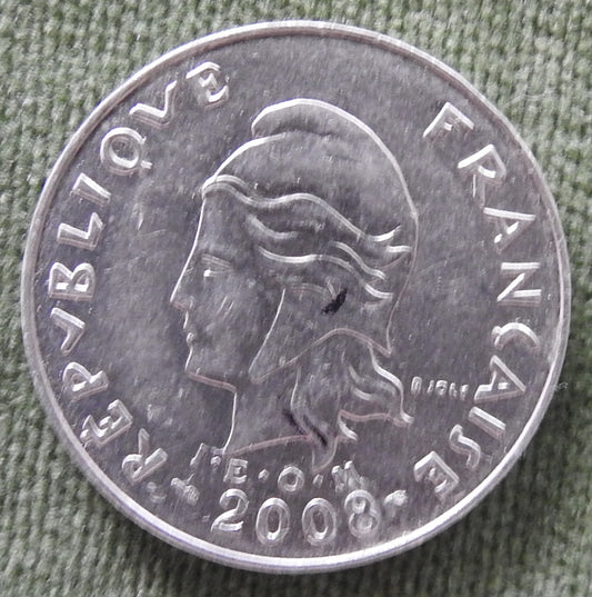 Nouvelle Caledonie 2008 20 Franc Coin