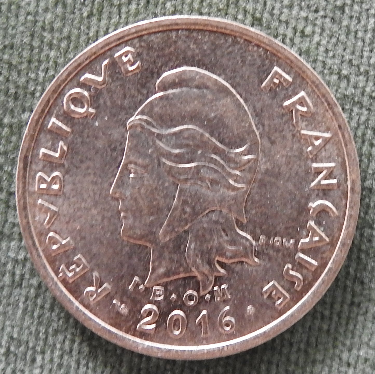 Nouvelle Caledonie 2016 100 Franc Coin