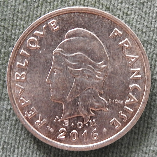 Nouvelle Caledonie 2016 100 Franc Coin