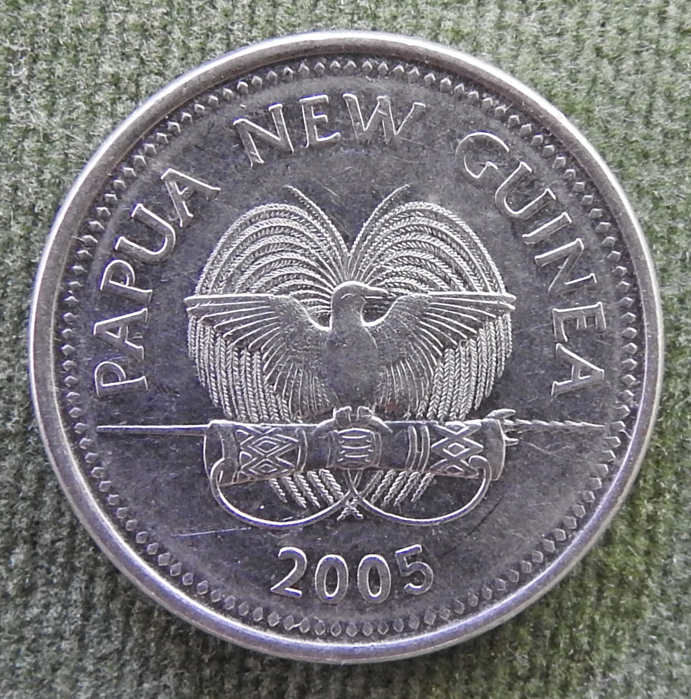 New Guinea 2005 10 Toea Coin
