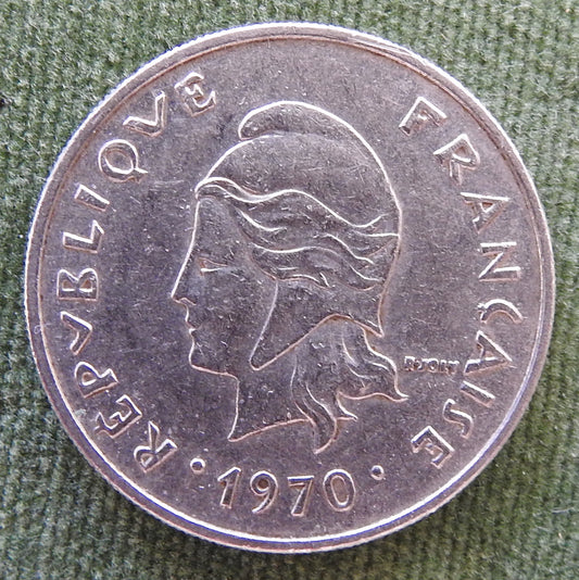 Nouvelle Hebrides 1970 20 Franc Coin