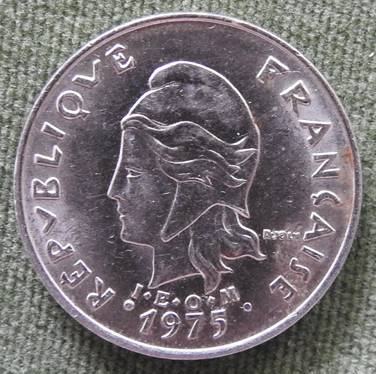Nouvelle Hebrides 1975 20 Franc Coin