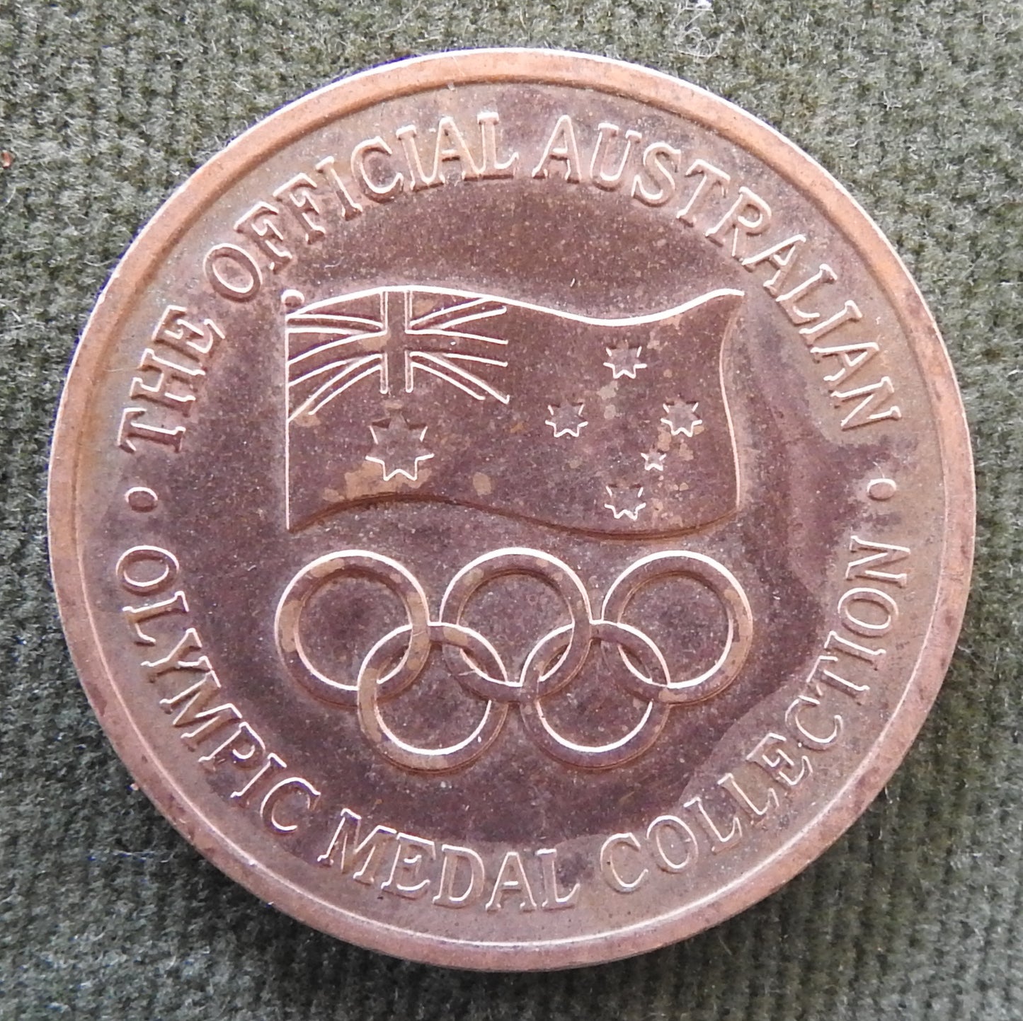 Australian Sydney 2000 Olympic Medals Collection Medallion - Kieren Perkins