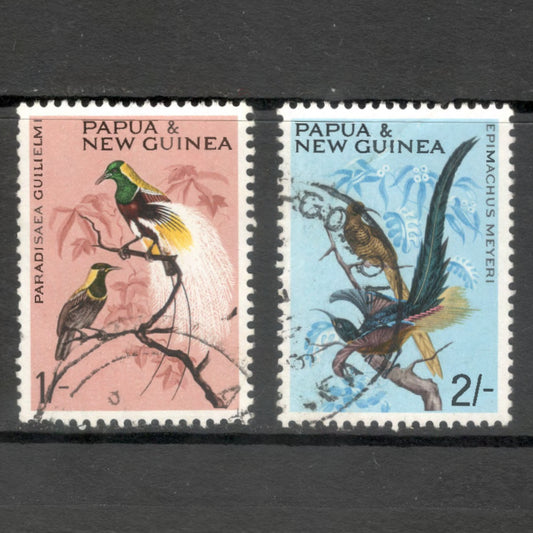 New Guinea PNG 1964 - 1965 Multicoloured Birds Stamp Set of 2 Stamps