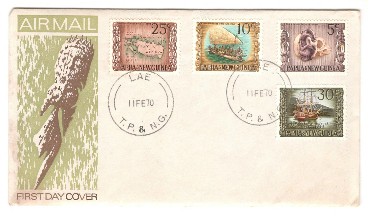 New Guinea PNG 1970 National Heritage First Day Cover FDC