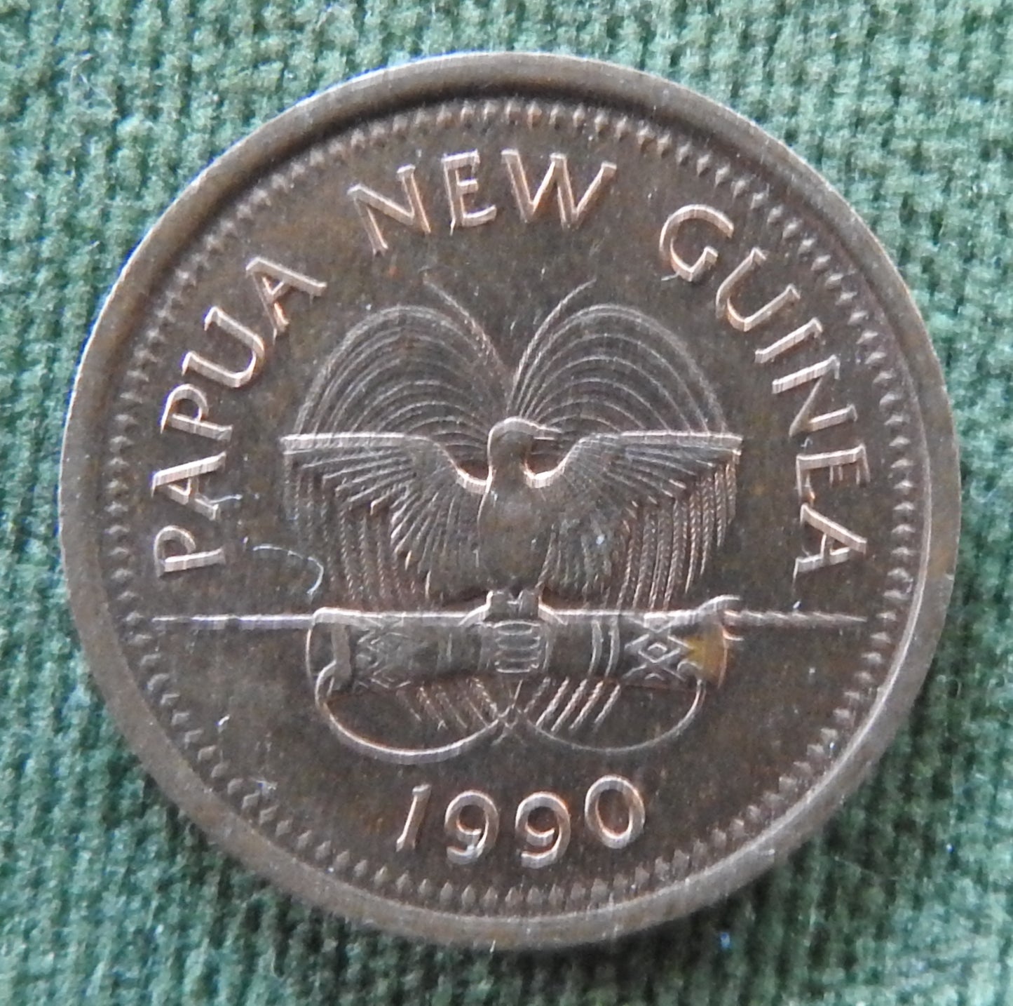 New Guinea 1990 2 Toea Scorpion Fish Coin