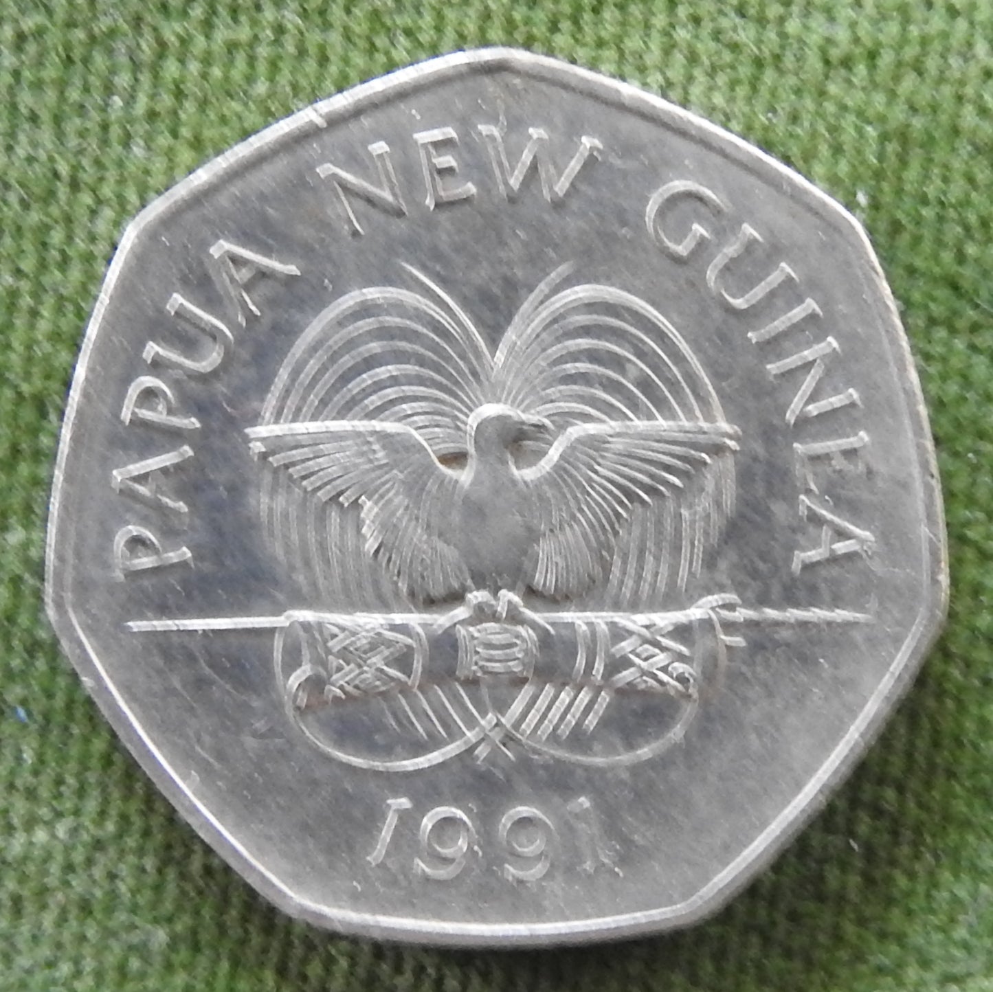 New Guinea 1991 50 Toea IX South Pacific Games Coin