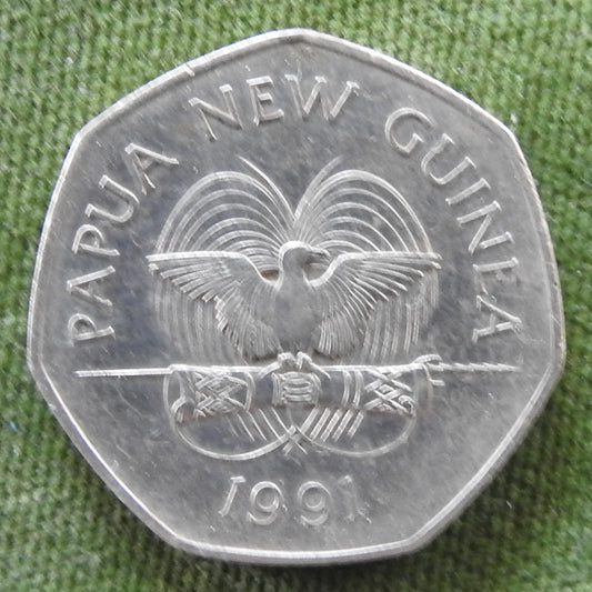 New Guinea 1991 50 Toea IX South Pacific Games Coin