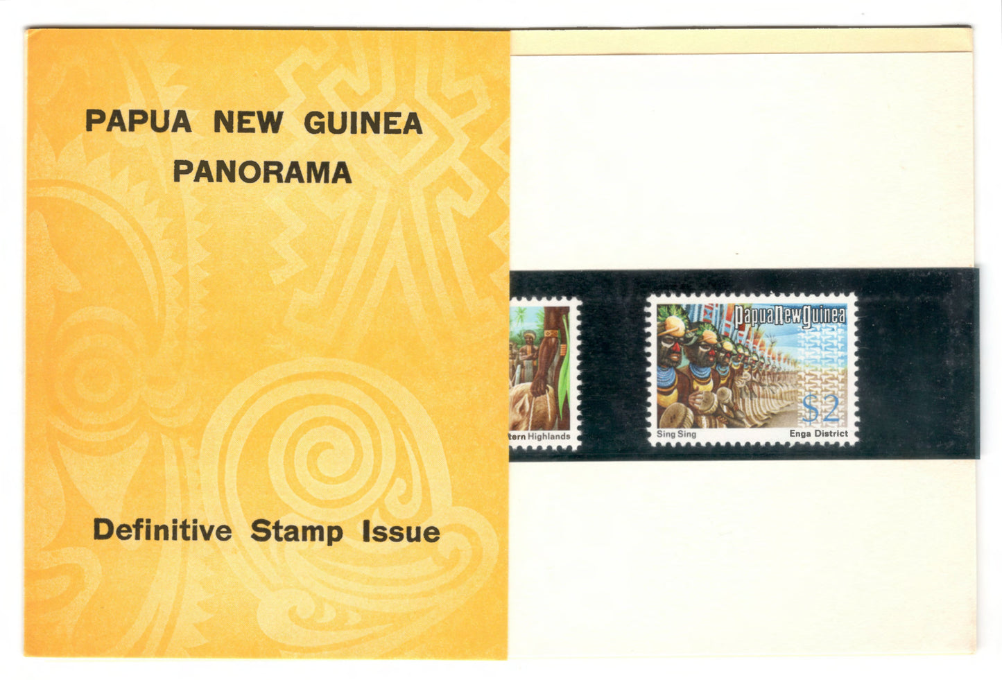 New Guinea PNG 1973 Panorama Definitive Stamp Issue Stamp Pack of 2 Stamps