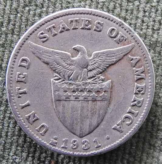 Philippines 1931 M 5 Centavo Coin