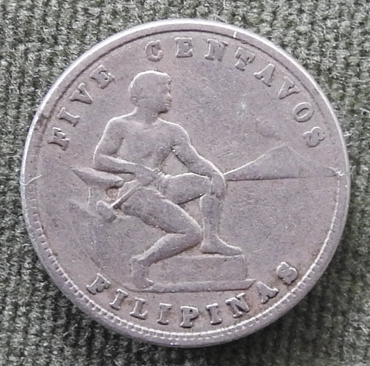 Philippines 1931 M 5 Centavo Coin
