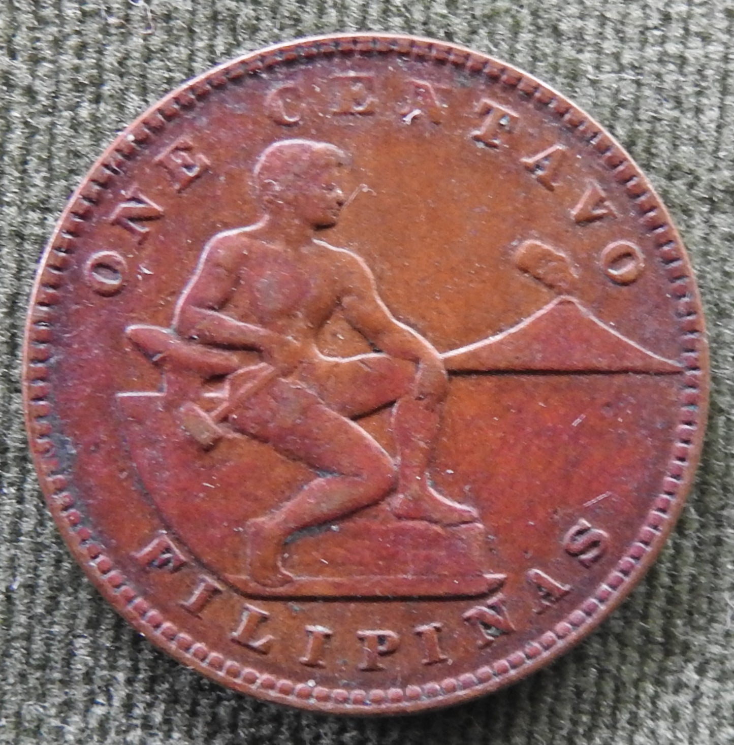 Philippines 1936 M 1 Centavo USA Coin