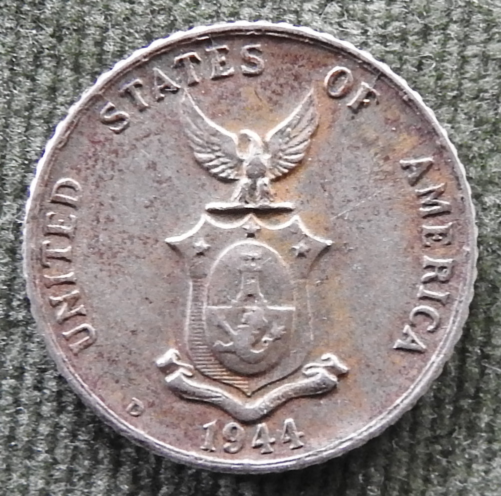 Philippines 1944 10 Centavos Coin