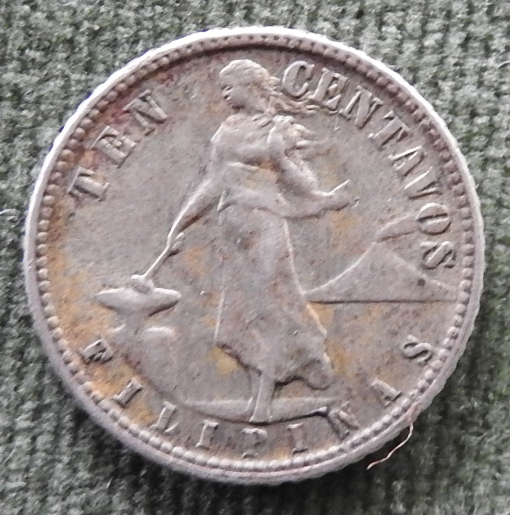 Philippines 1944 10 Centavos Coin