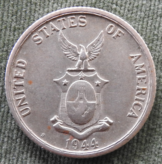 Philippines 1944 S 50 Centavos USA Coin