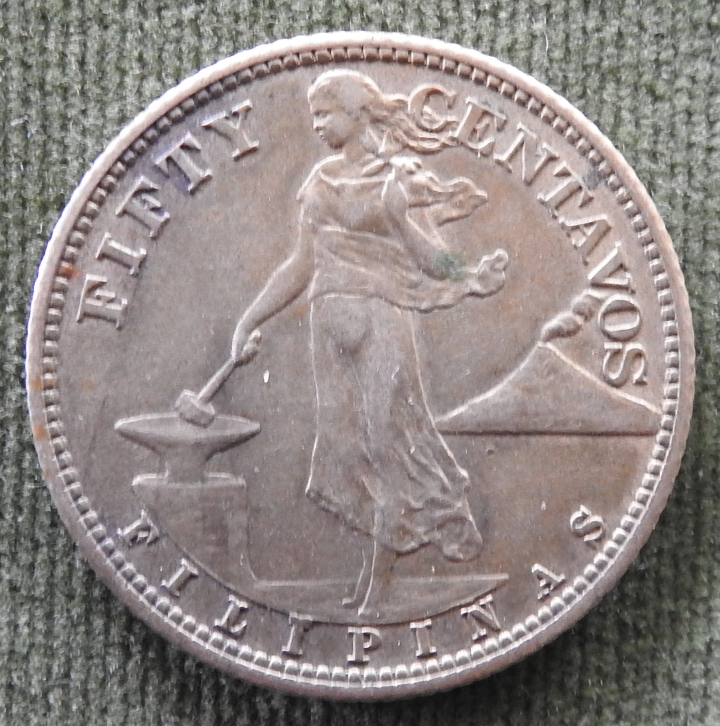 Philippines 1944 S 50 Centavos USA Coin