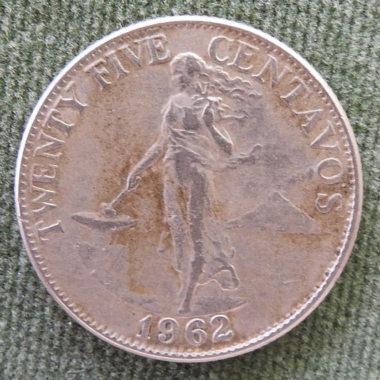Philippines 1962 25 Centavos Coin