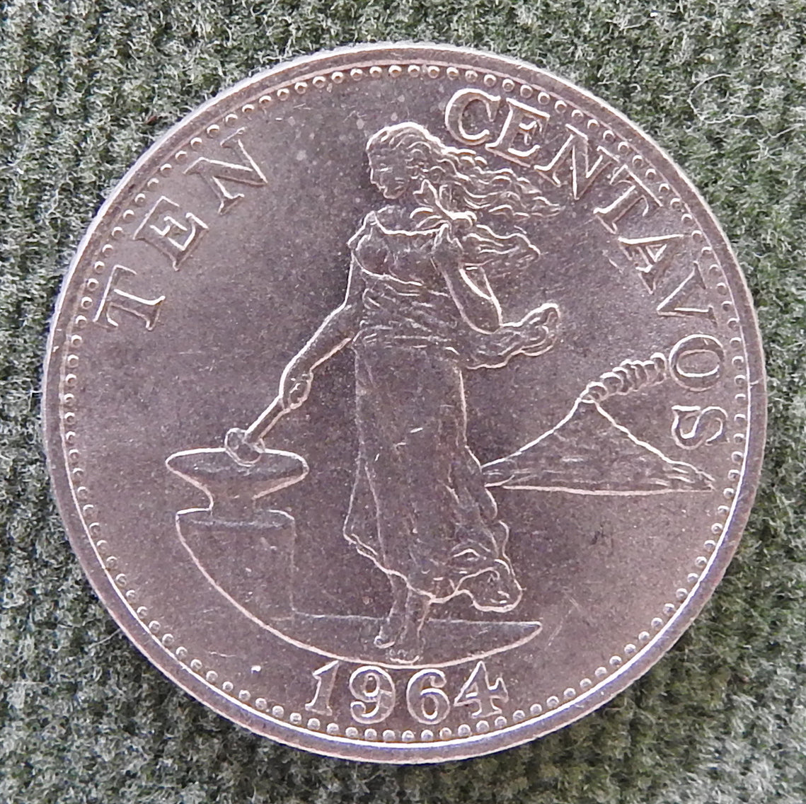 Philippines 1964 10 Centavo Coin - Circulated