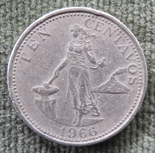 Philippines 1966 10 Centavo Coin - Circulated