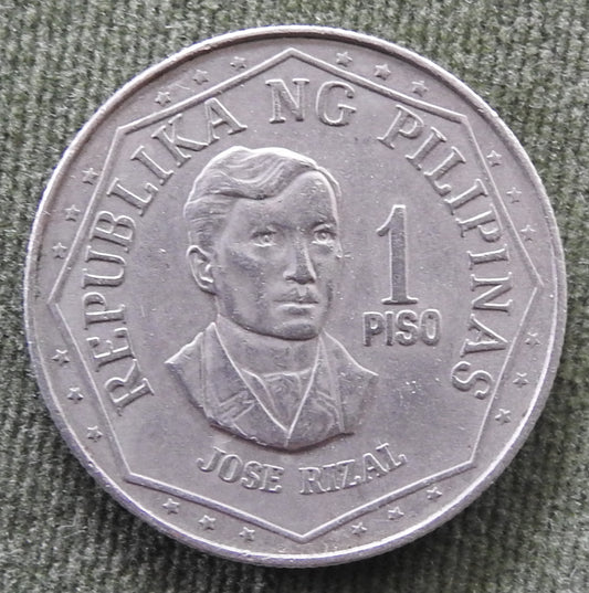 Philippines 1975 1 Piso Jose Rizal Coin