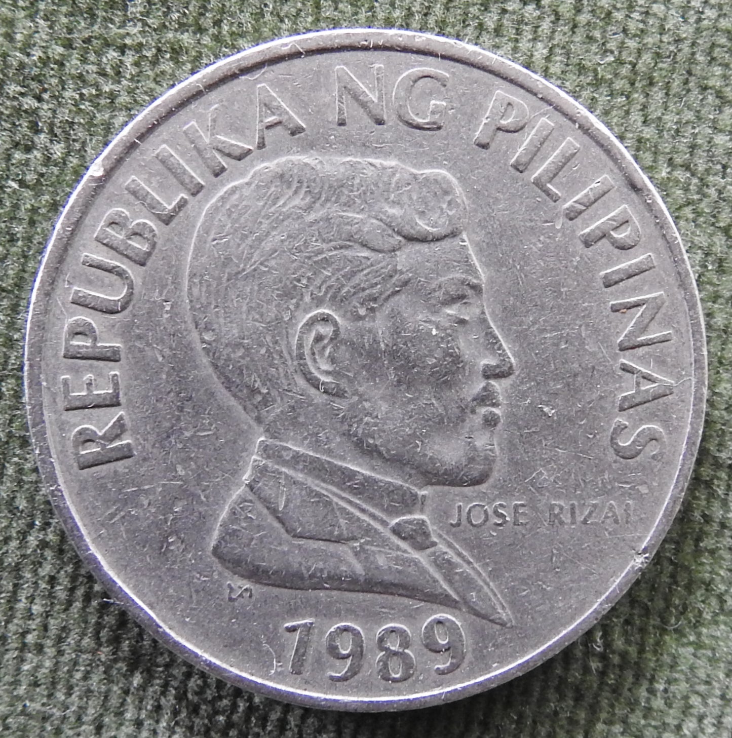 Philippines 1989 1 Piso Jose Rizal Coin