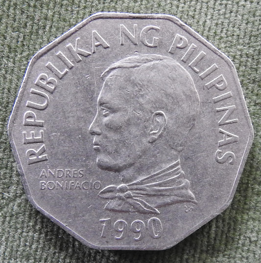 Philippines 1990 2 Piso Andrés Bonifacio y de Castro Coin