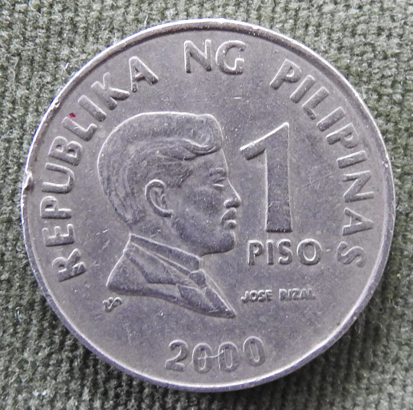 Philippines 2000 1 Piso Jose Rizal Coin