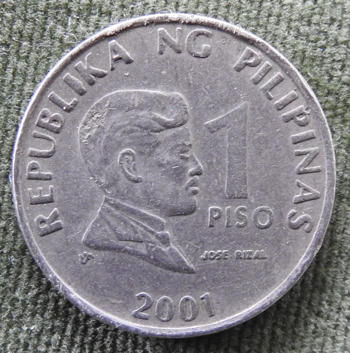 Philippines 2001 1 Piso Jose Rizal Coin