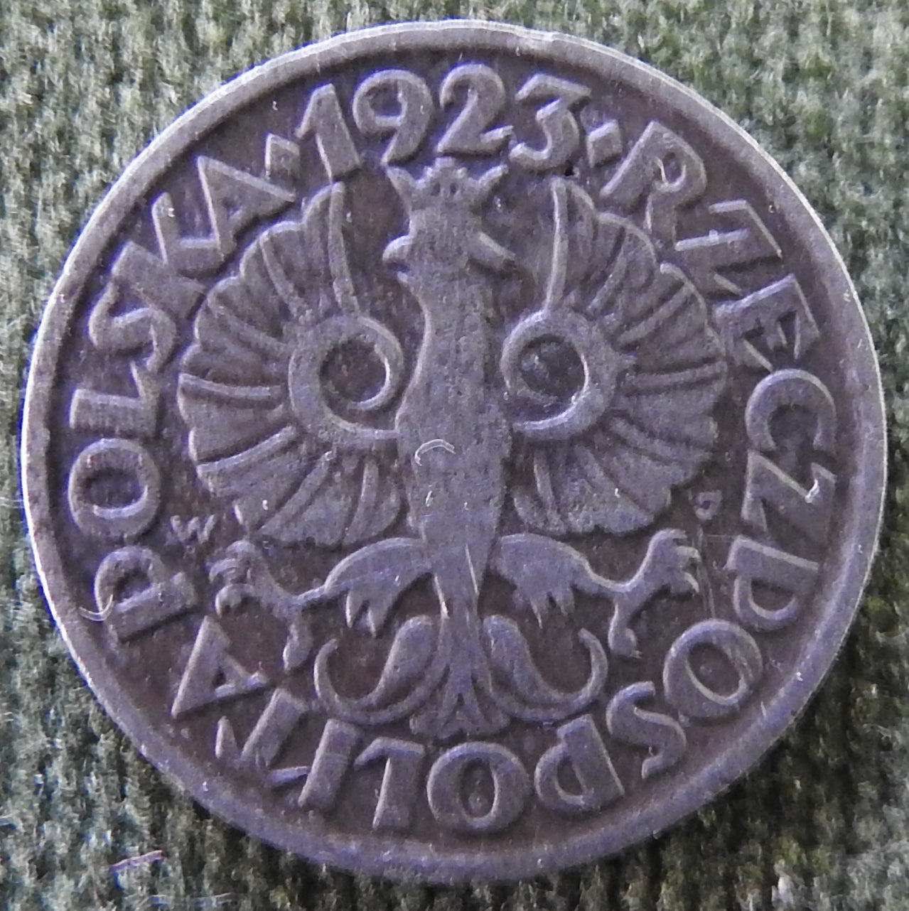 Poland 1923 10 Groszy Coin - Circulated