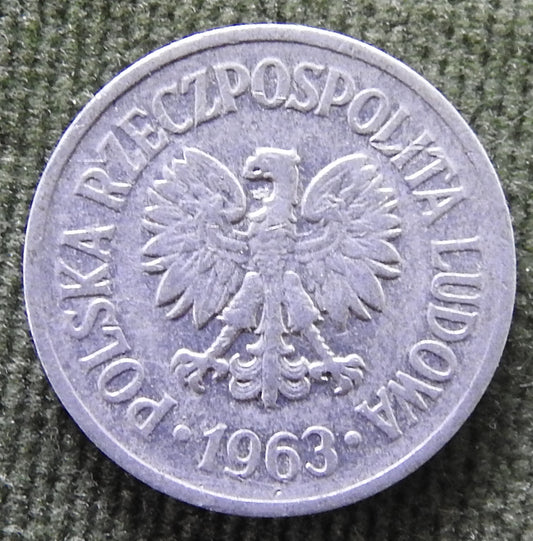 Poland 1963 10 Groszy Coin - Circulated