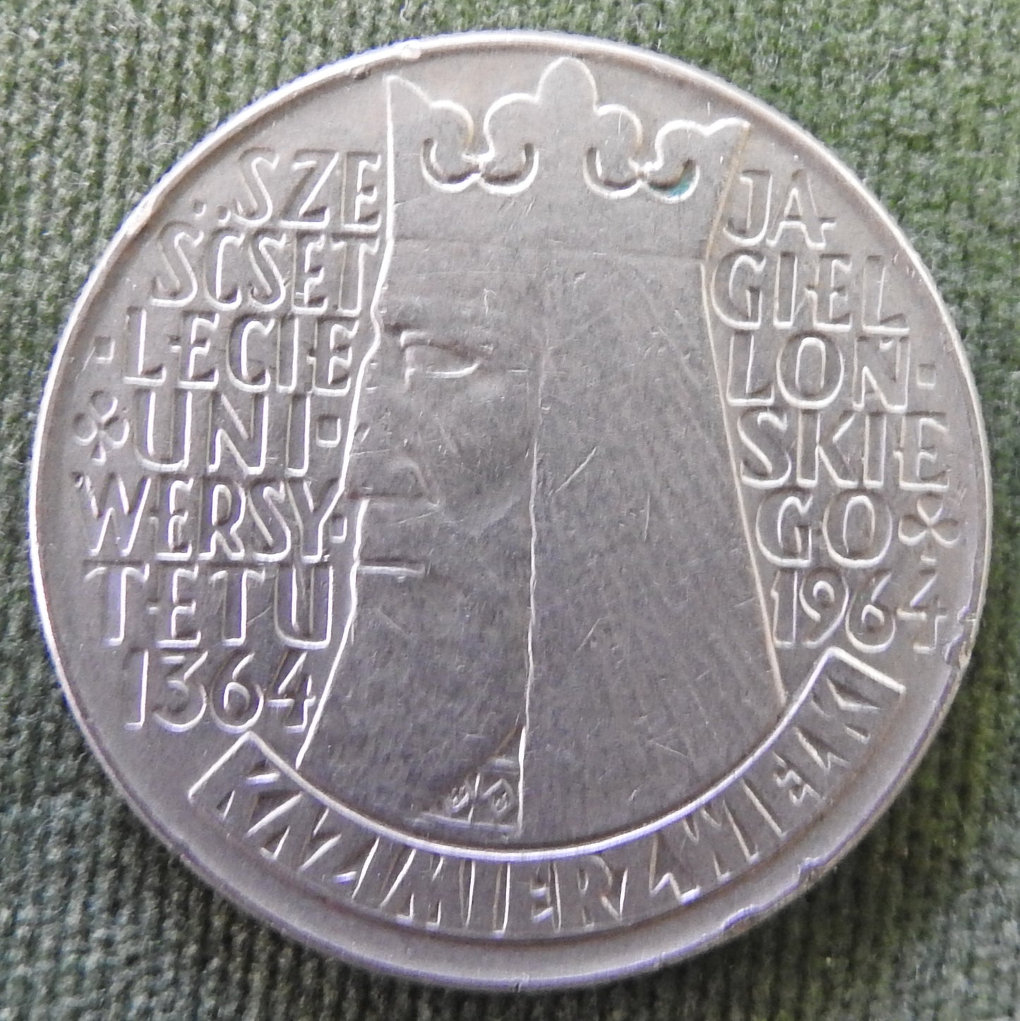 Poland 1964 10 Zlotys 600th Anniversary of Jagiello University Coin - Circulated