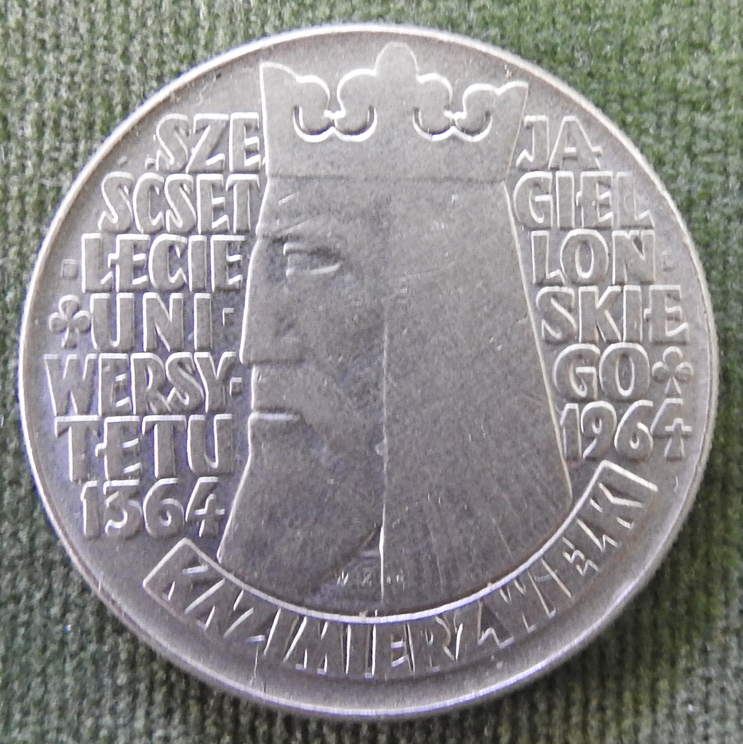 Poland 1964 10 Zlotys 600th Anniversary of Jagiello University Coin - Circulated
