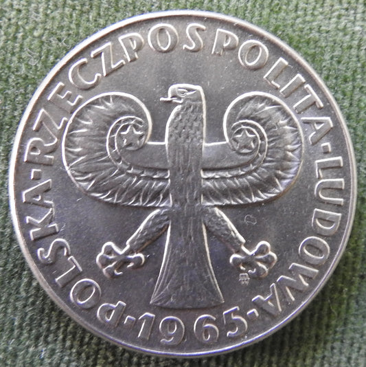 Poland 1965 10 Zlotys 700th Anniversary of Warsaw Coin - Circulated