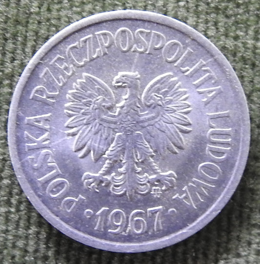 Poland 1967 10 Groszy Coin - Circulated