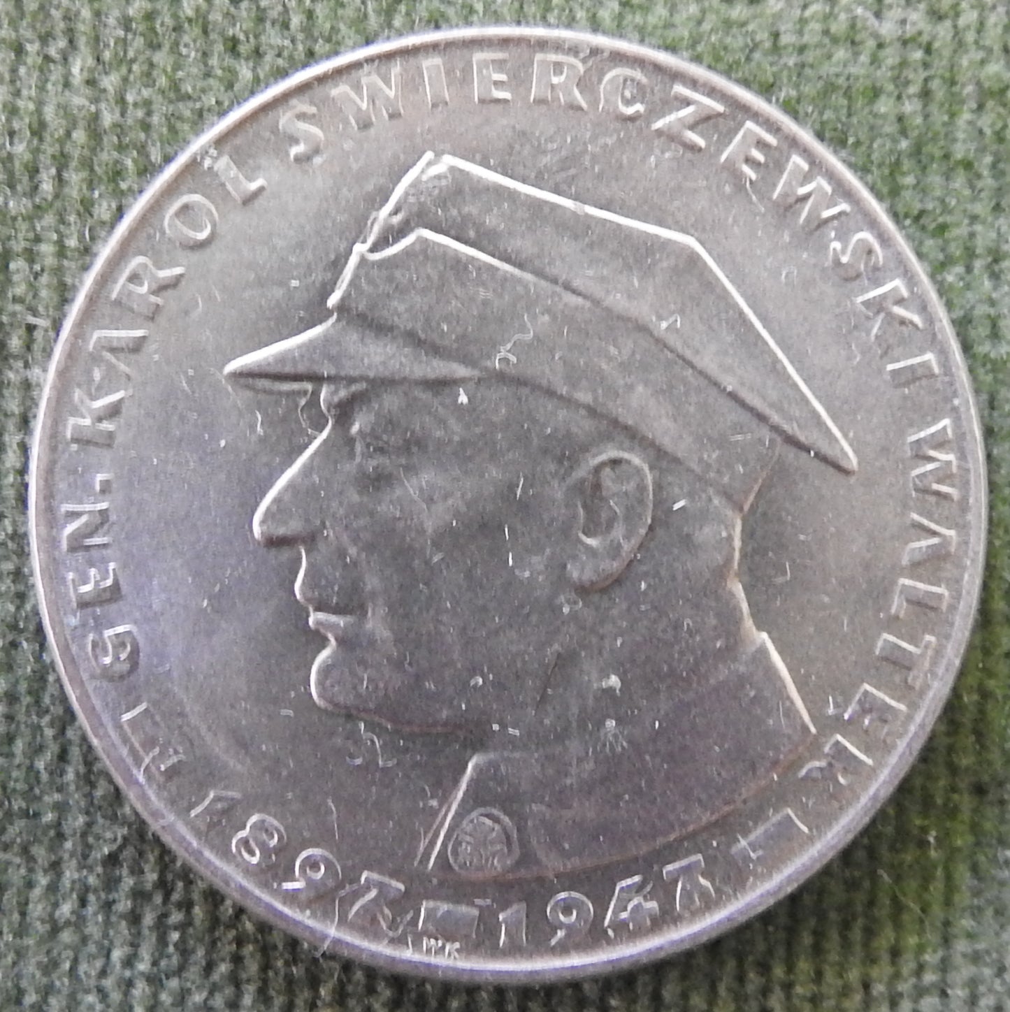 Poland 1967 10 Zlotys Karol Świerczewski Coin - Circulated