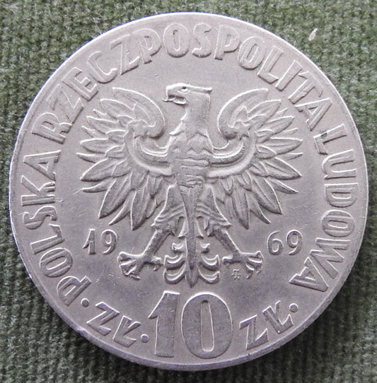 Poland 1969 10 Zlotys Mikołaj Kopernik Coin - Circulated