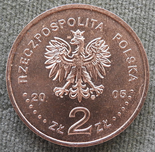 Poland 2005 2 Zlote Coin Pope Jan Pawel II