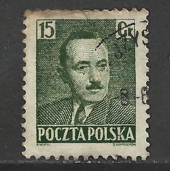 Poland Polska 1950 President Boleslaw Bierut - Cancelled