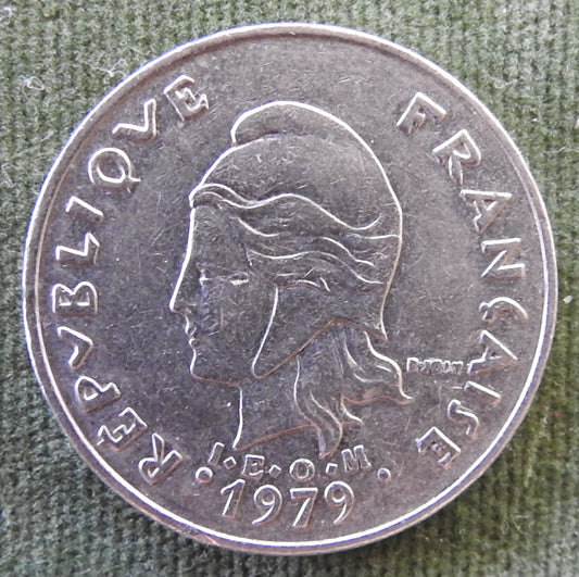 French Polynesie 1979 20 Franc Coin